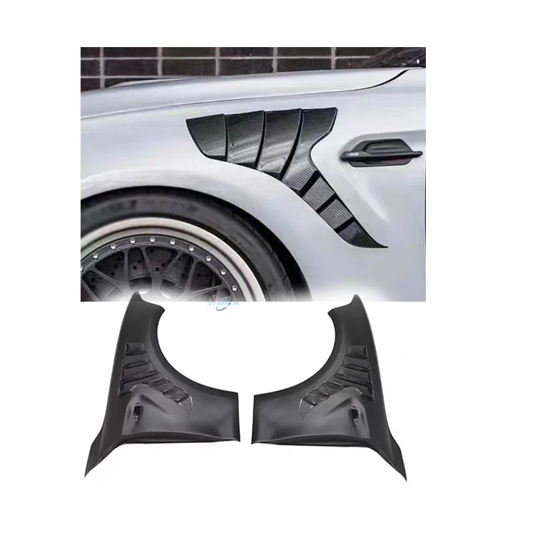 2016-2022 F22 2 Series Conversion f87 M2 Front Fenders Wings with air vents  Carbon Fibre Fenders for BMWcustom