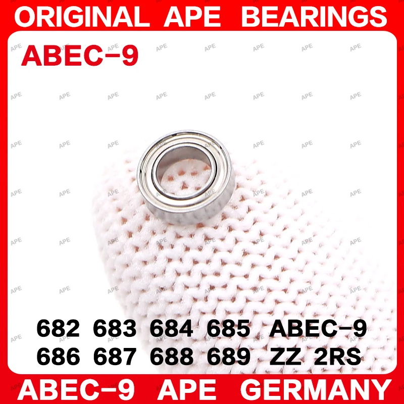 5/10pcs ABEC-9 Bearing 681XZZ 682ZZ 683ZZ 684ZZ 685ZZ 686ZZ 687ZZ 688ZZ 689ZZ -2Z -2RS Precision Ball Bearings