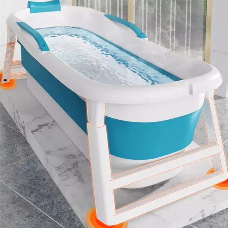 Shower Baby Bathtubs Adults Foldable Portable House Items Bathtub Bathroom Foot Soak Bucket Baignoire Pliable Abulte Furniture