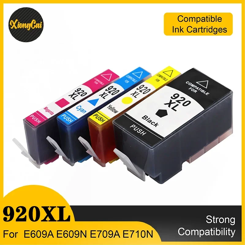 For HP Compatible Ink Cartridges For HP 920 Deskjet 6000 6500 7000 7500A Printer full For HP920 XL 920XL Cartridge For HP920XL