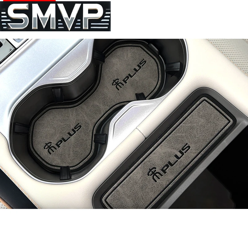 BYD Song Plus 2021-2023 PU Leather Non-Slip Door Cup Mats - Image 3