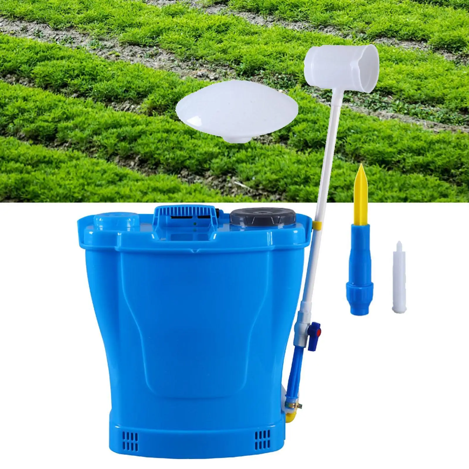 

Liquid Fertilizer Spreader Fertilizing Tool Professional Multipurpose 40x43cm for Water Soluble Fertilizer Back Carrying Bucket
