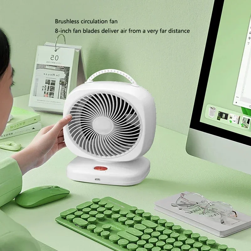 Xiaomi Mijia 8000mAh Portable Desktop Rechargeable Smart RC Fan USB High Wind High Power Quiet Office Home Air Circulation Fans