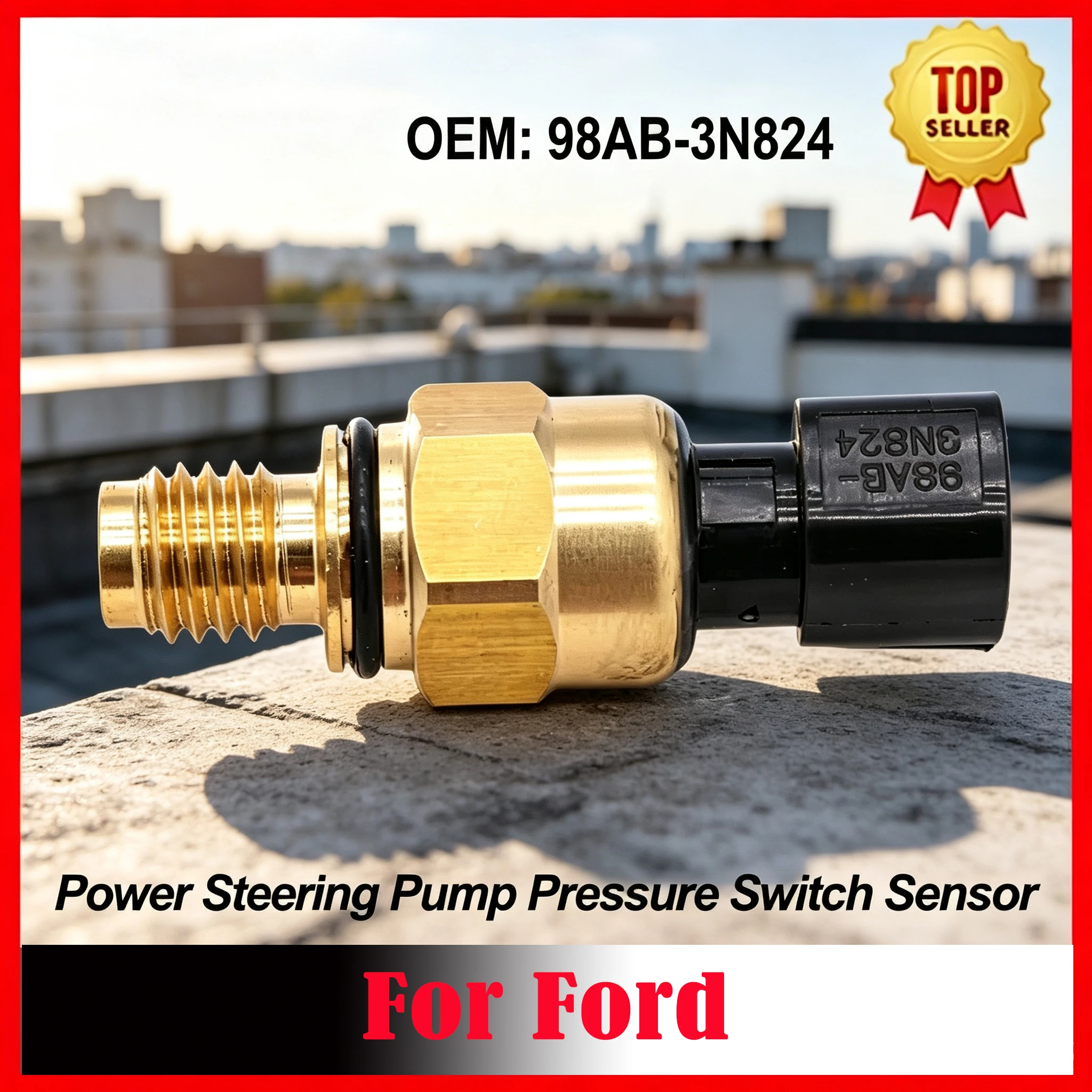 1PCS 98AB-3N824 Power Steering Pump Pressure Switch Sensor 98AB3N824 1076647 for Ford Focus Cabriolet C-max 98AB-3N824-DB