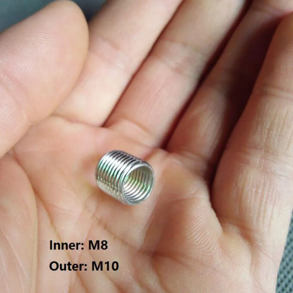 Camal 5 Stks/partij M6 Om M10, M8 Om M10, m10 Om M12/M14 Schroefdraad Holle Buis Adapter Inner Outer Schroefdraad Koppeling Transportband Adapter