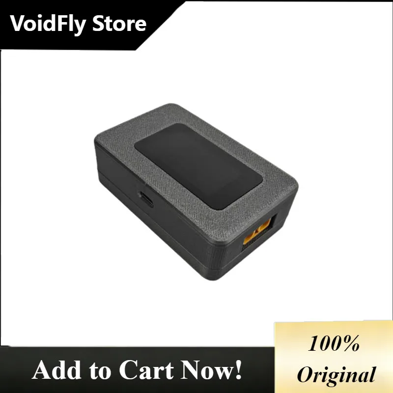VoidFly 1PCS INA228 5-100V Current Measurement Module XT90 Port Ammeter with Screen Large Current Gauge Monitor Board for RC Mod