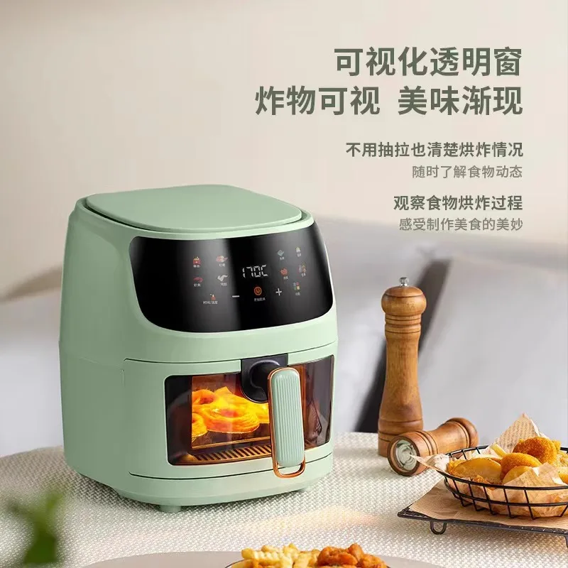 

110V220V Visual Multi-function Air Fryer Household Intelligent Large-capacity Electric Fryer