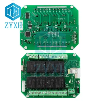 8CH Bezdrátový spínací modul Tuya DC 7-27V 8 kanálů Wifi / Zigbee reléový modul Dálkové ovládání 433MHz DIY Inteligentní domácí automatizace 8 nejlepší prodej ZigBee 8kanálový relé - №2