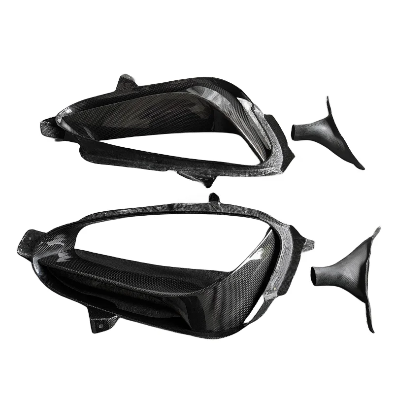 

Боковые вентиляционные отверстия из сухого углеродного волокна в стиле OEM для Ferrari SF90 2020-2021 гг. (замена)