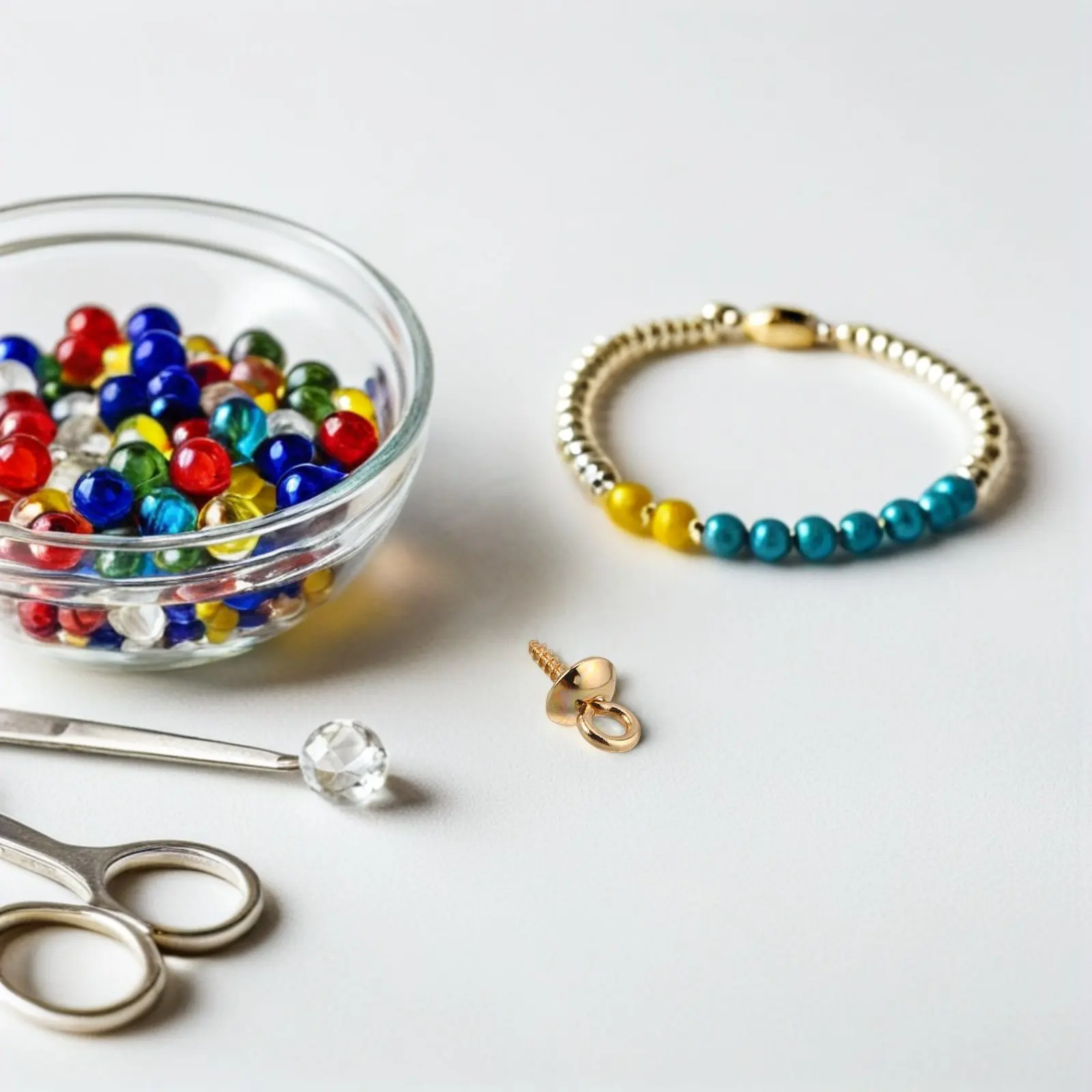 

50Pcs Stainless Steel Screw Eye Pins Mini Eyelet Screws for Jewelry Making Earring Connectors Charms Necklace Hooks DIY Craft