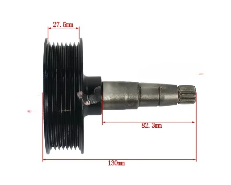 Forklift part 16171-36761-71 8FD35 ~ 80/14Z engine fan pulley, 100% original.