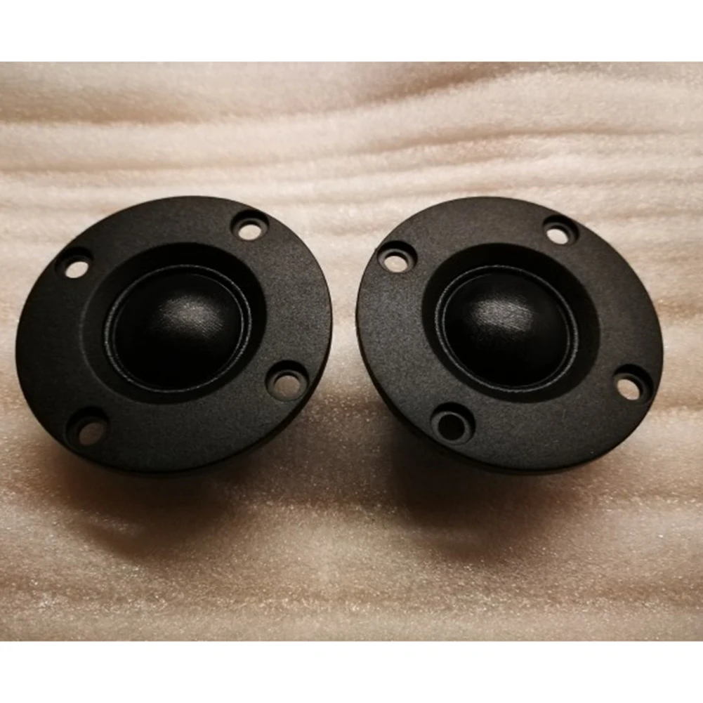 2Pcs Tweeter 1.5Inch 6Ohm 30W Dome Silk Film Tweeter Hifi Treble Speaker Audio Loudspeaker with Heatsink