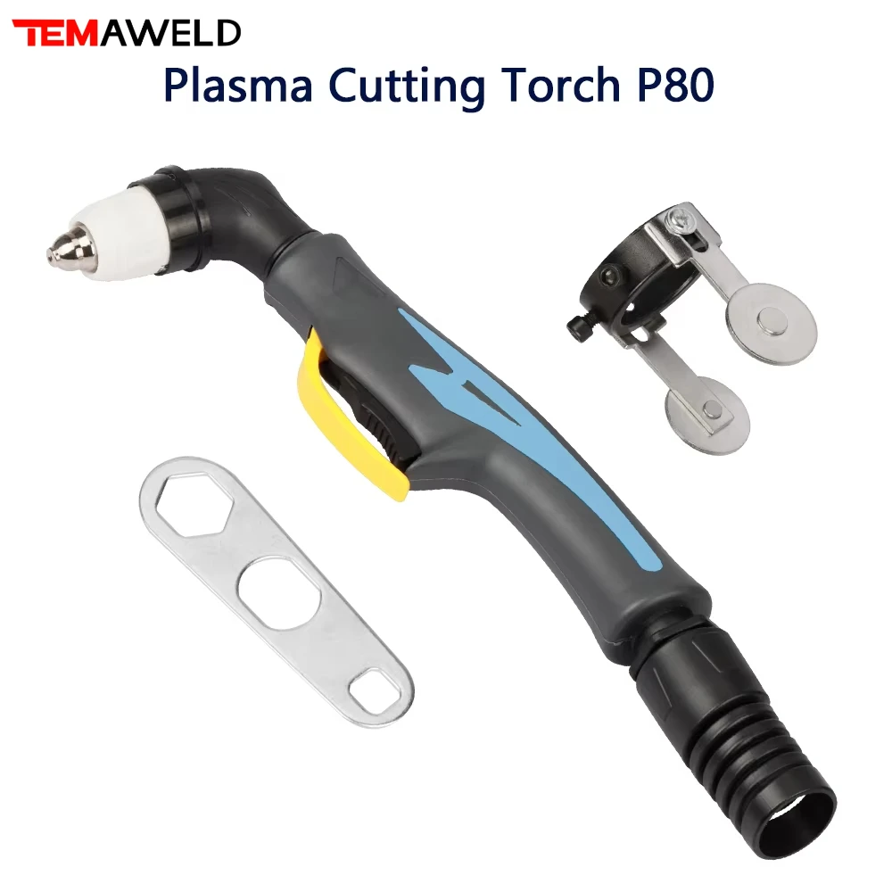 P-80 P80 Torch Plasma Cutter Gun Head Body Plasma Cutting Torch Hand Use For Industry Air Cooled Plasma Cutting Machine