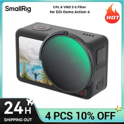 SmallRig CPL & VND 3-5 Filter for DJI Osmo Action 4, Compact Travel-Friendly Enhanced Shooting Efficiency for DJI Action Camera