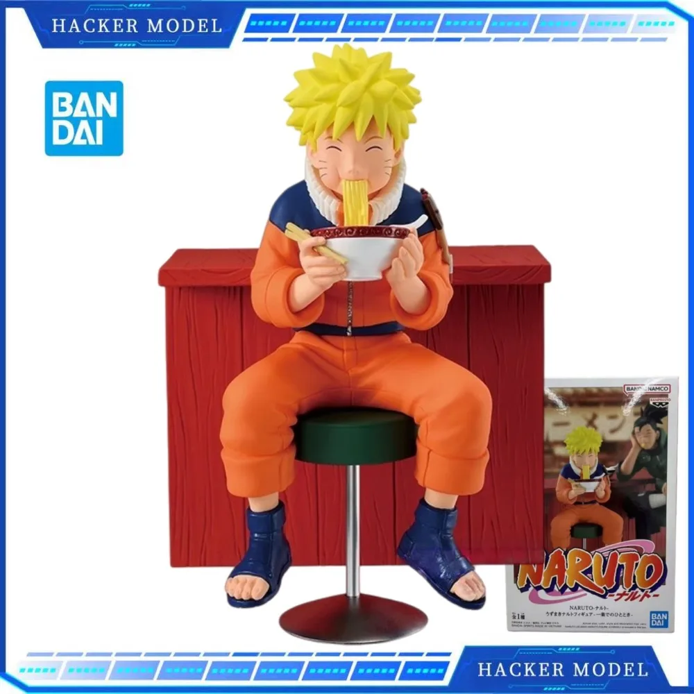 

Bandai Banpresto Naruto Uzumaki Naruto Resting At Ichiraku Ramen Фигурка Модель Настольный орнамент Коллекционный подарок на день рождения