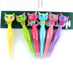 1 pc Kawaii Cute Cartoon Cat Ballpoint Pen Back to School Kids Writting Pens Student Stationery School Supplies Children's Gifts