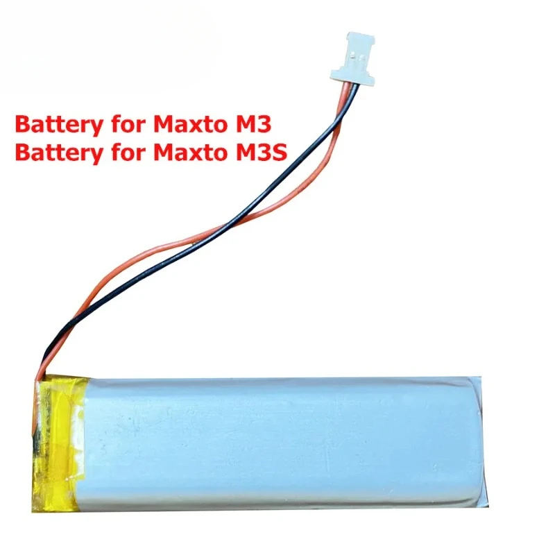Battery for Maxto M3S M3 Motorcycle Recorder Li Polymer Rechargeable Pack Replacement 3.7V 1600mAh