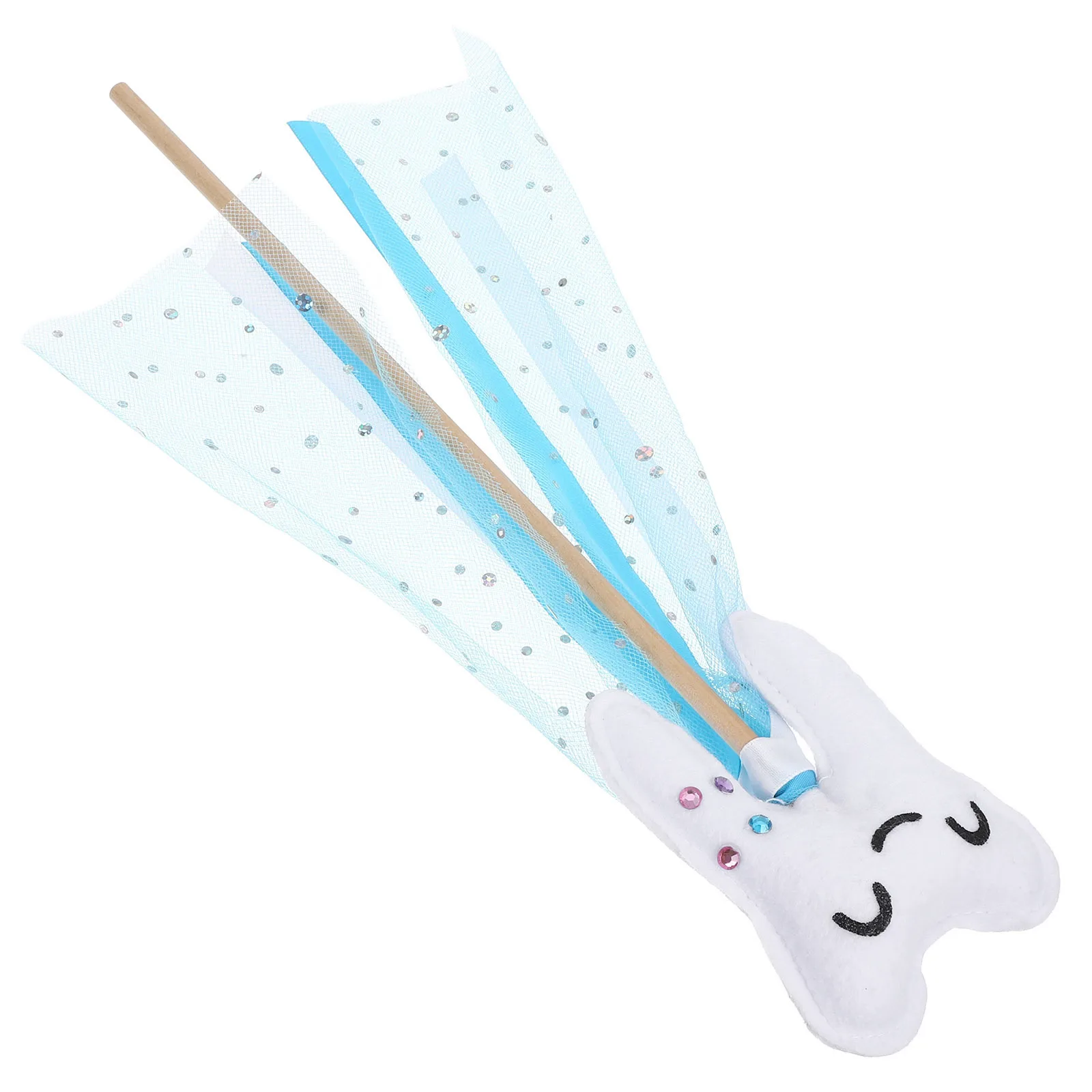 

Angel Fairy Wand Kids Fairy Sticks for Birthday Girls Novelty Princess Teeth-Shaped Stick Stage Performance Party Decoration