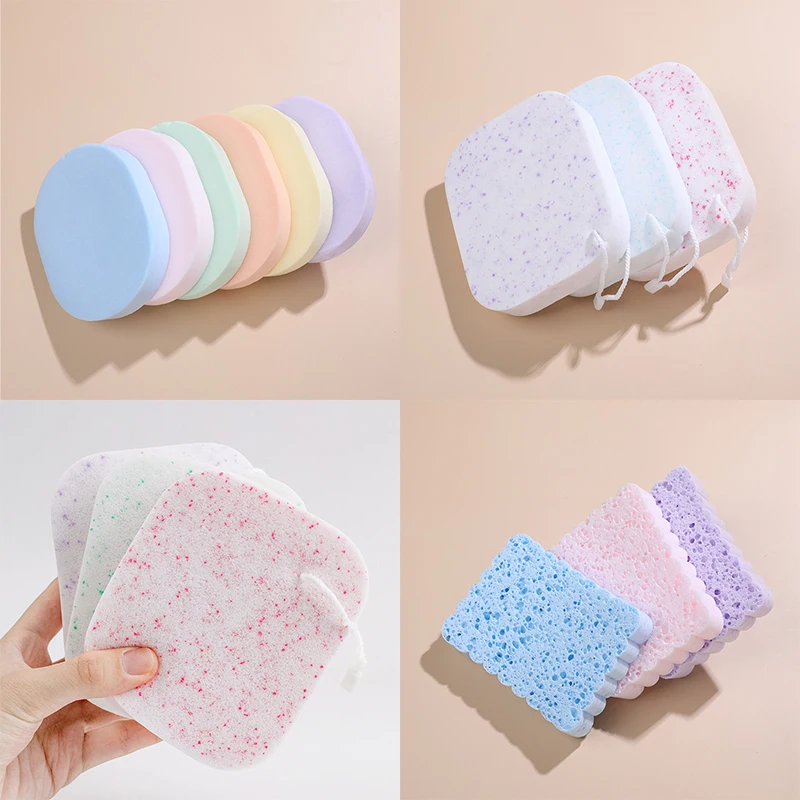 Natural Cleaning Sponge Puff Puff Facial Cleanser Cleaning Sponge Exfoliation Cleaning Konjac Sponge Makeup Cleaning Tool