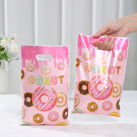 10/25/50pcs Donut Handbag Gift Candy Packing Bags Donut Theme Birthday Party Decor Kids Baby Shower Candy Bar Party Supplies