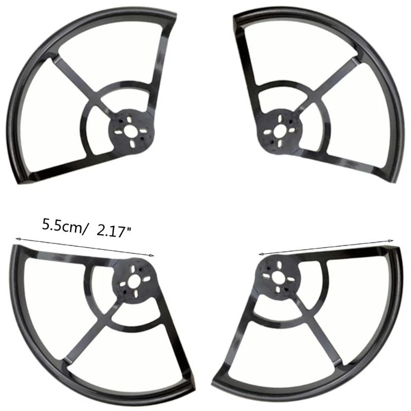 Q5WA 4PCS быстрого выпуска FPV Propeller Guards для микрокарифровского пропеллера Micro Quadcopter FPV Эффективно