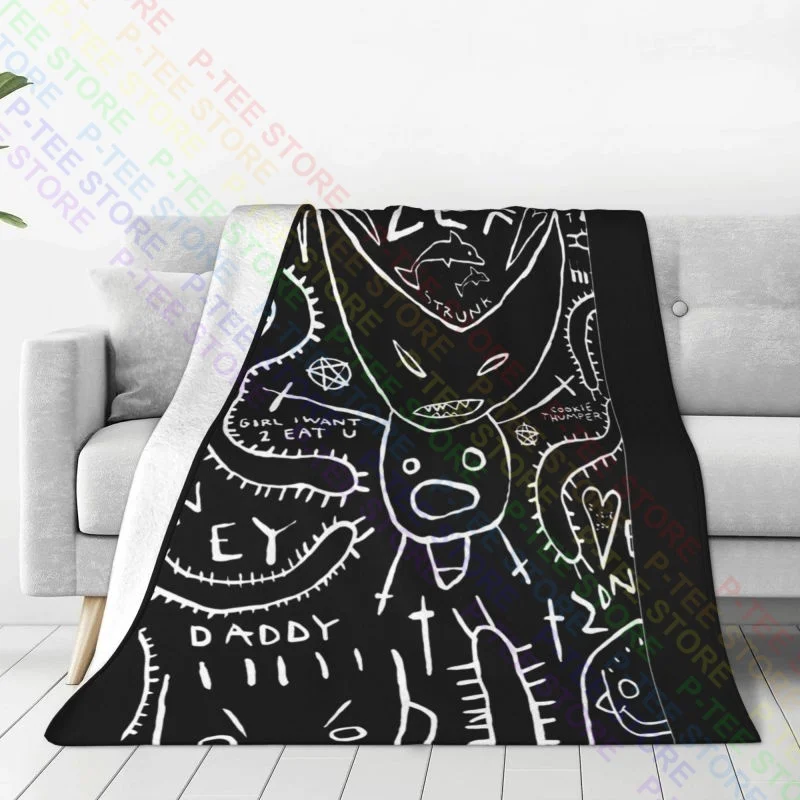 Die Antwoord Drawing White Ships Fast Blanket Luxury Bedspread Ultra-Soft Cover Blanket Home Decotation