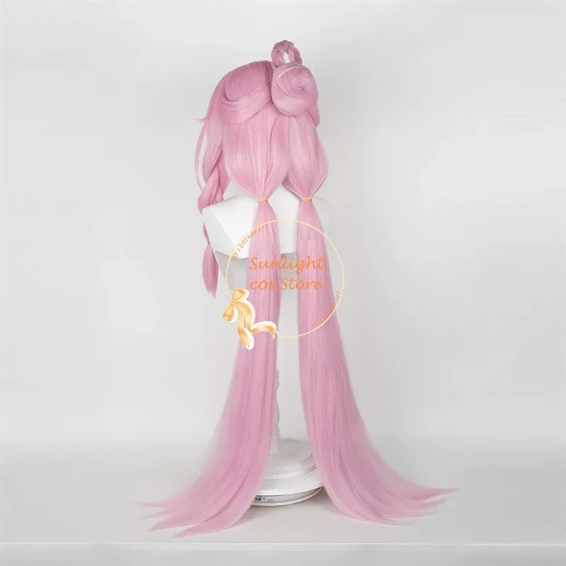 3 أنماط الجلد تأثيري طويل الوردي مع الانفجارات مقاومة للحرارة الشعر الاصطناعية هالوين إليسيا أنيمي كوس الباروكات + غطاء شعر مستعار