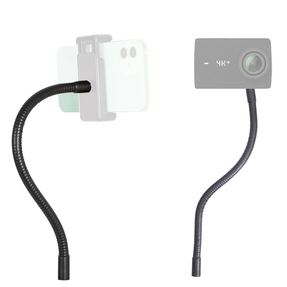 Flexible Metallrohrstange Einbeinstativ Selfie Stick Ständer mit 1/4 Zoll Schraube/Kugelkopf-Verlängerungsarm für Kamerastativ-Handy – Detail 10