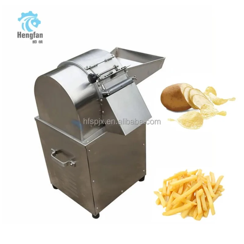 Fully Automatic Commercial Vegetable Chipper Machine Restaurants Hotels-Carrot Potato Chips Cutting