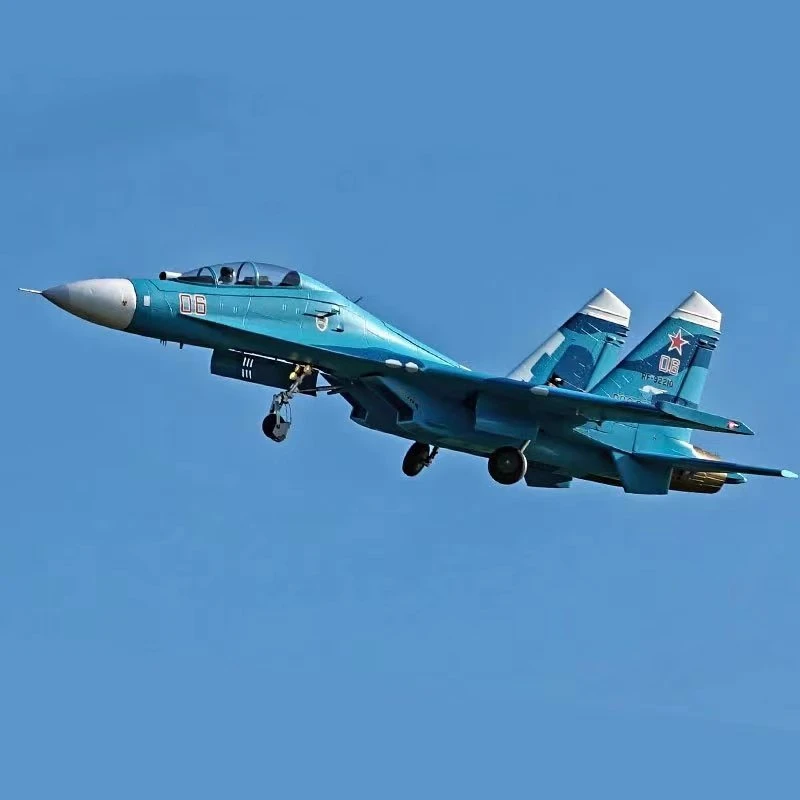 FMSRC Airplane 70mm Su-27 Su27 Sukhoi Ducted Fan EDF Jet Twin Engine with Retracts 6S PNP Model Hobby Plane Aircraft Avion