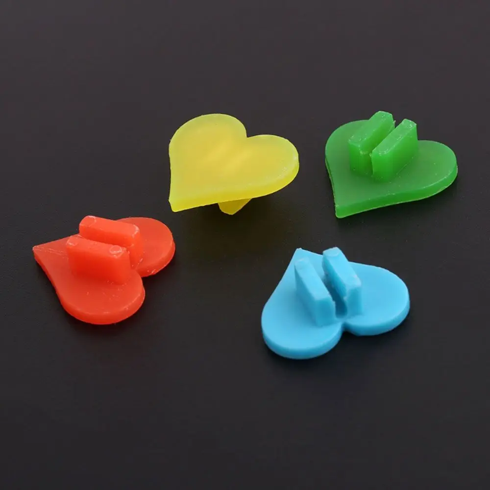 Warning Love Heart Colorful Stars Wheel Bicycle Round Plastic Cycling Bead Bike Accessories Spoke Beads Decoration