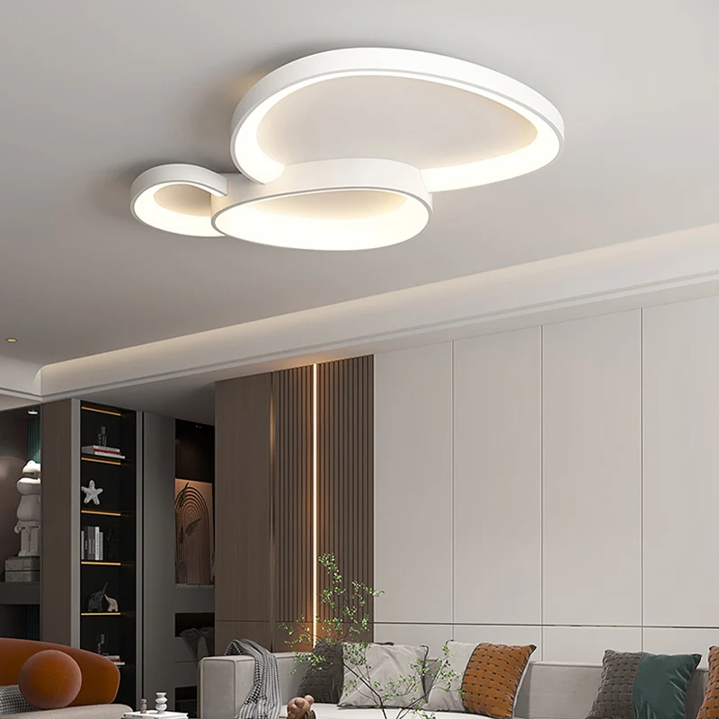 Lampu langit-langit Led Modern ruang tamu tempat lilin dekorasi rumah untuk kamar tidur ruang makan pencahayaan dalam ruangan ruang belajar dipasang lampu