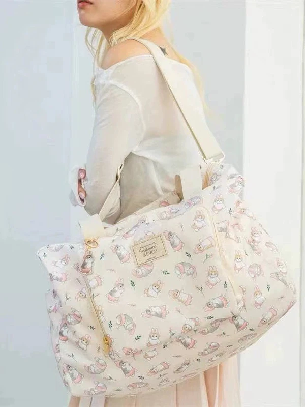 

Large Capaci Cartoon ark Portable Travel Bag Casual Handbag Youth Leisure Lage Bag Trendy Sta Bag