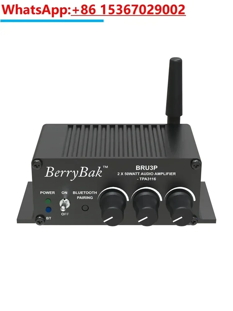 

Компьютерная настройка UI Bluetooth 5,0 цифровой усилитель мощности TPA3116 стереоусилитель мощности 2X50 Вт BRU3P