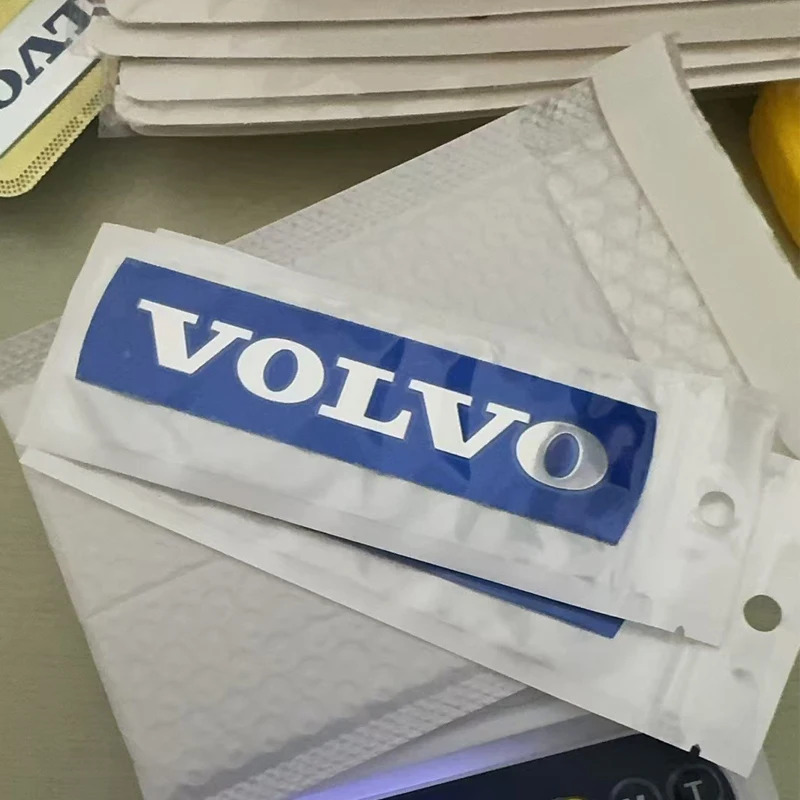 سيارة الجبهة مصبغة الجذع لاصق الشعار اكسسوارات الديكور لفولفو Rdesign Polestar AWD V50 S60 XC60 S40 XC40 XC90 V60 S80 S90 #6