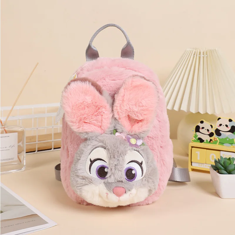 حقيبة ظهر ديزني زوتوبيا جودي هوبس نيك وايلد المحشوة على شكل حيوانات حقيبة كروس واسعة للأطفال والكبار #5