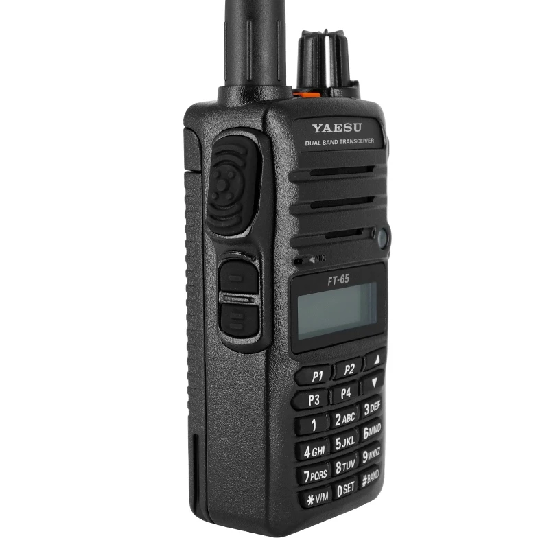 Yaesu FT-65R IP54 VHF UHF 2 Meter 70cm Dual Band FM Handheld Transceiver Walkie Talkie