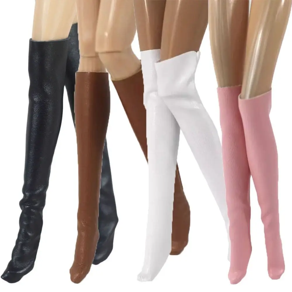 PU Leather Stockings Long 30cm Doll Socks Legging Casual Wear Accessories Dress Clothes for 1/6 BJD Dolls DIY Clothes Toys