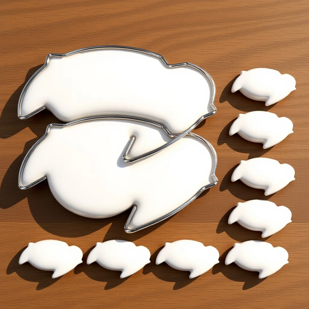 

10pcs Downlight Retaining Spring Clips Iron Material For Mr16 Spot Light Fixing Lamp Accessories Manganese Steel Bulb Holder