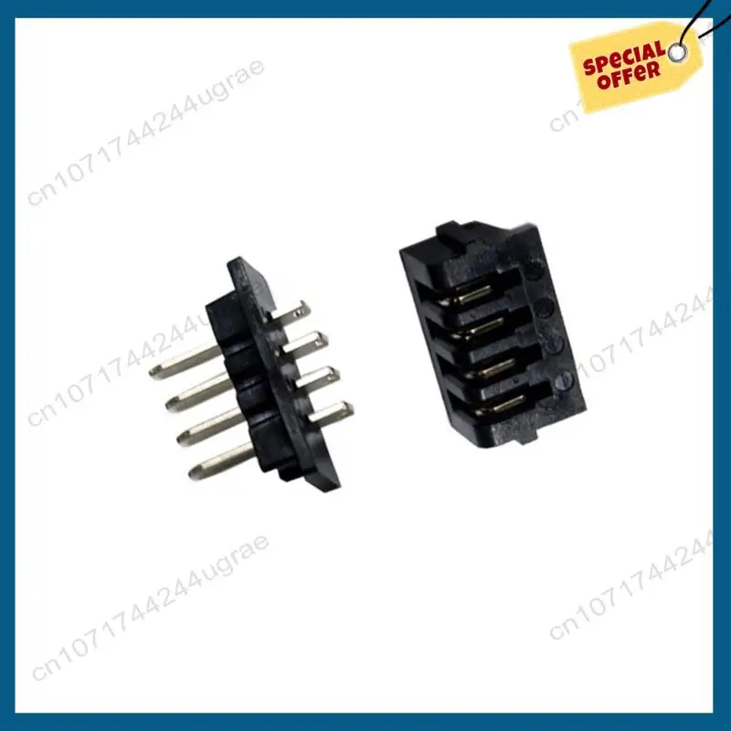 -A15I 2 PCS Ebike Battery Power Discharge Connector 4Pin Male And Female Connector Battery Base/Plate Black Replacment For Hailo