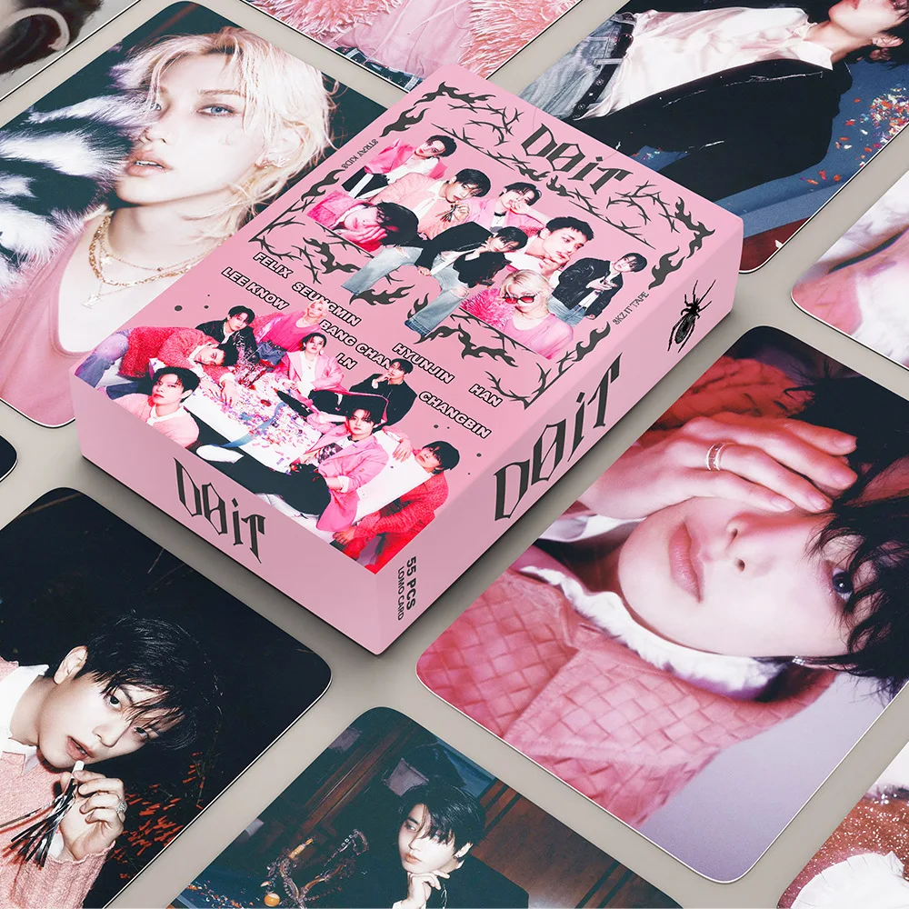 SKZOO Straykids Album Pain Pack Lomo Card 2026 Nieuwe DO IT Officiële Pink Series Star Omliggende Foto's Kaart Mingxin Collection