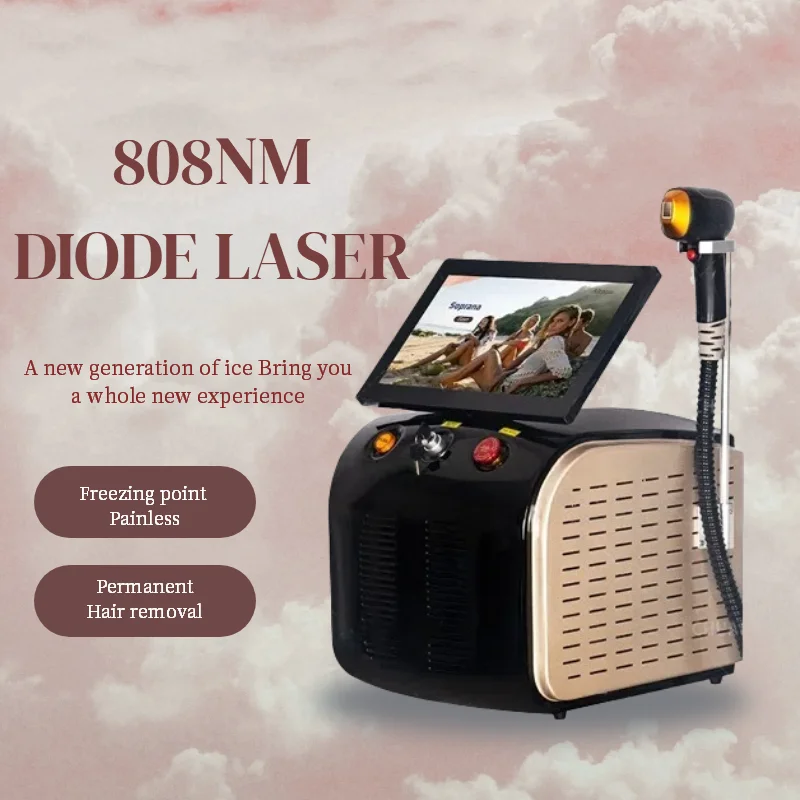 

Professional Diode Ice Device 3 waves 808nm 755nm 1064nm Alexandrite Permanent CE Titanium Laser Body Hair Removal Machine