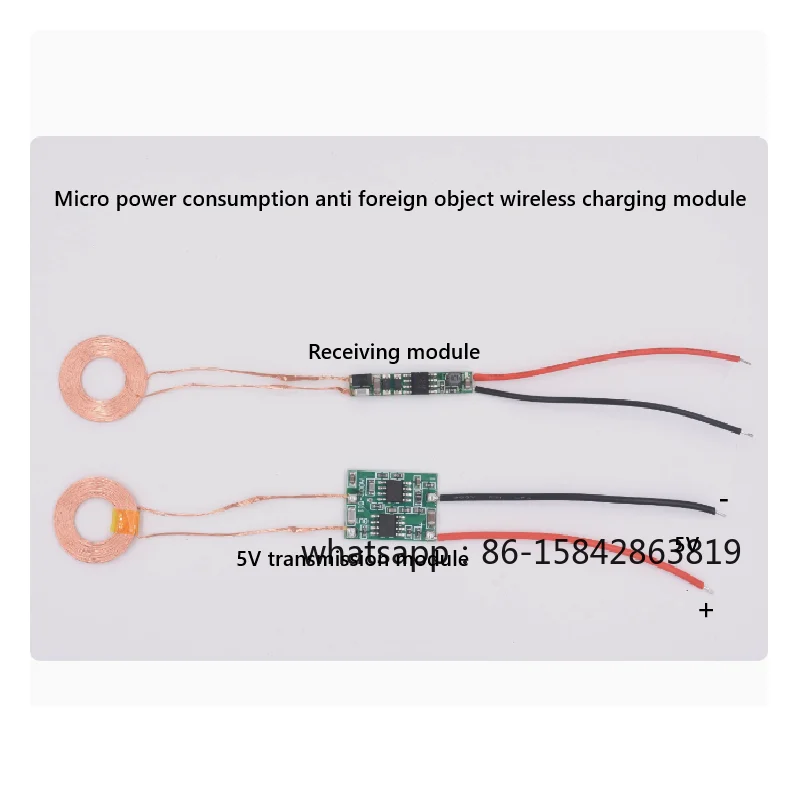 5V200mA Anti Foreign Object Micro Power Wireless Charging Power Supply Module Solution A02-3