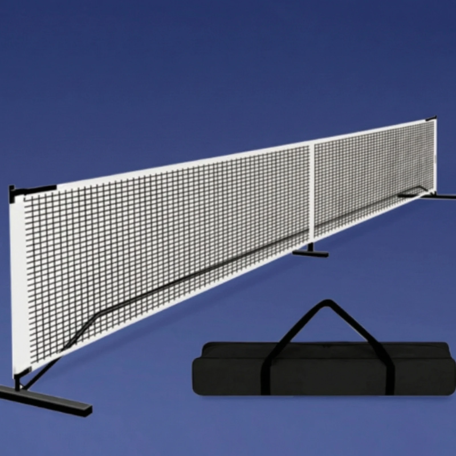 Pickleball Net with Carry Bag Long-Lasting Pickleball Net Reinforced Large Capacity for Players, Outdoor Courts, Backyard