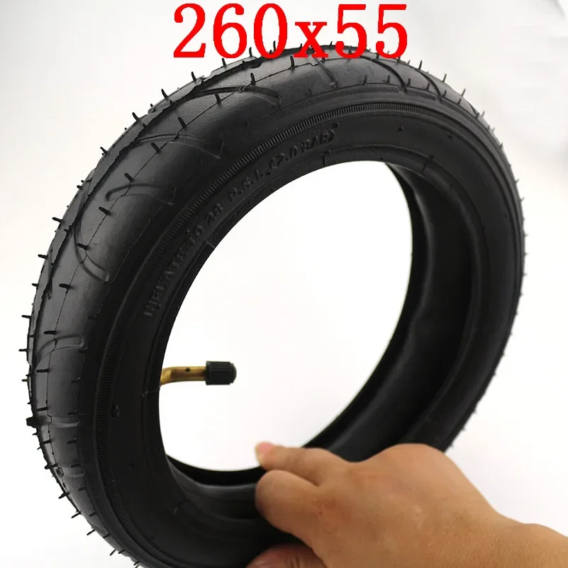 260x55 Outer Tyre Inner Tube Fits Children Tricycle,Baby Trolley,Folding Baby Cart,Electric Scooter,Bicycle 260*55 Wheel Tire