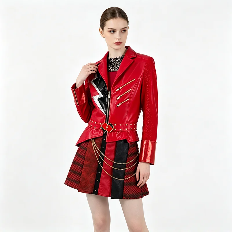 2026 Descendants 5 Red Cosplay - Women Fashion Jackets ulasan dan harga