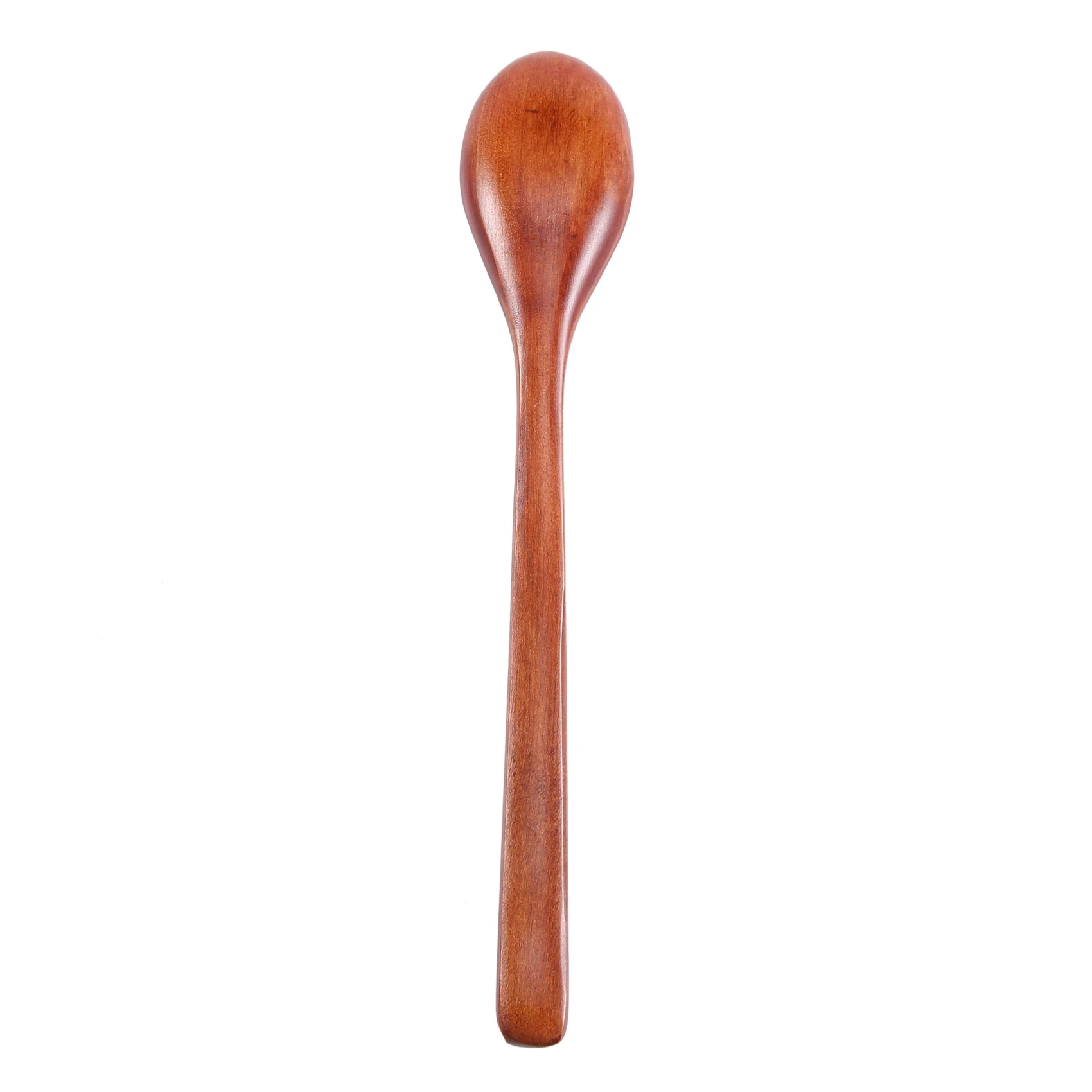 A36T-Wooden Spoons, 60 Pieces Wood Soup Spoons For Eating Mixing Stirring, Long Handle Spoon Kitchen Utensil