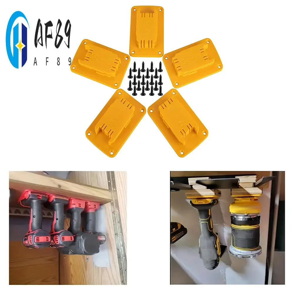 

AF89-5 Packs Tool Holder Mount For M18 Tool,Also Fit For 20V, 12V Drill Holder,Hanger