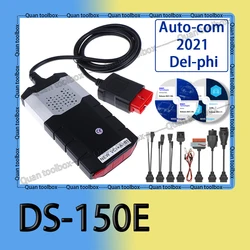 hot ds-150e del-phis 2021 auto-com obd2 scanner Bluetooth with keygen Automobile Maintenance Scanning tool Diagnostic new device