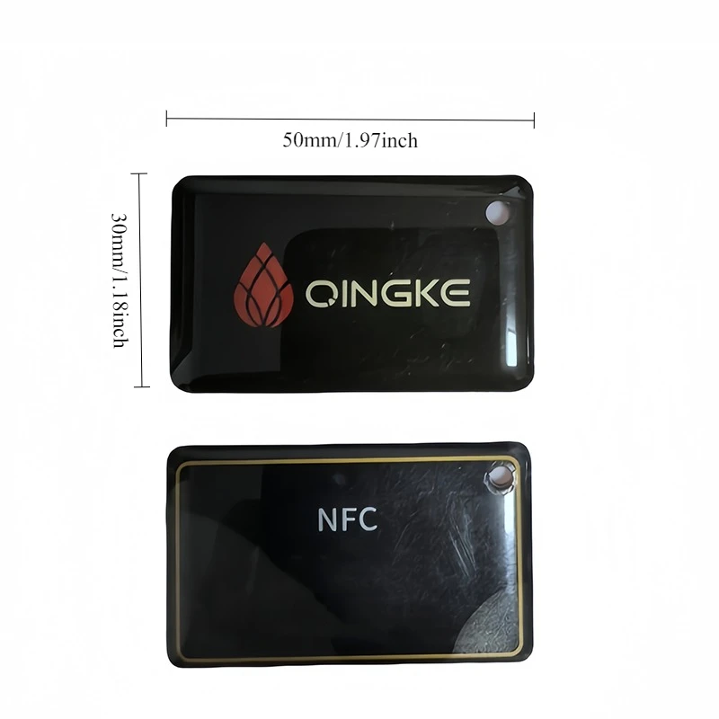 Access Card Case Silicone Card Holder Keychain Key Ring Door Lock Access Tags ID Card Case Keychain Access Card Bag